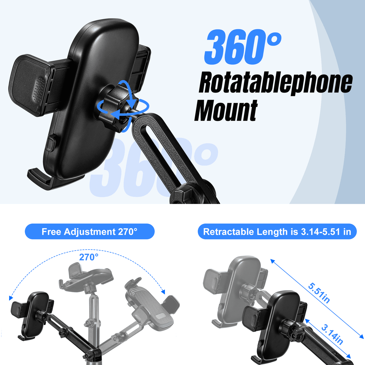 Molinedge Upgraded 2-in-1 Cup Holder Phone