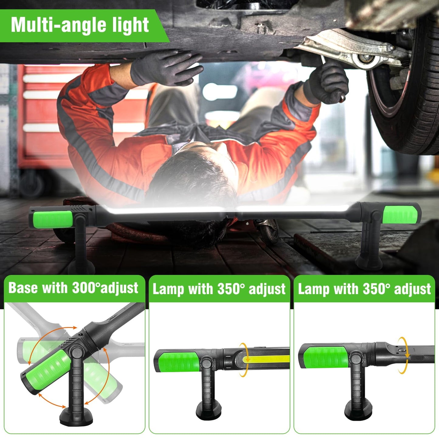 Molinedge 2400LM Rechargeable Underhood