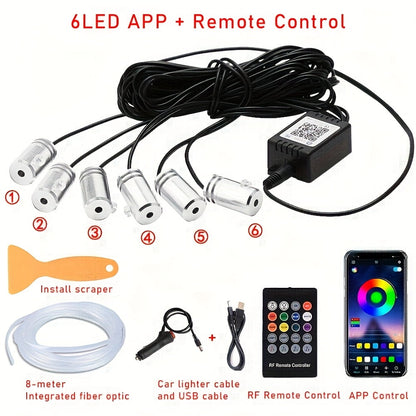 Molinedge RGB LED Car Interior Light Strip