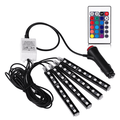 Molinedge RGB LED Car Interior Light Bars