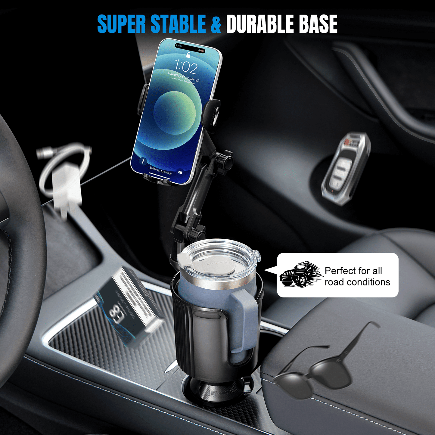 Molinedge Upgraded 2-in-1 Cup Holder Phone